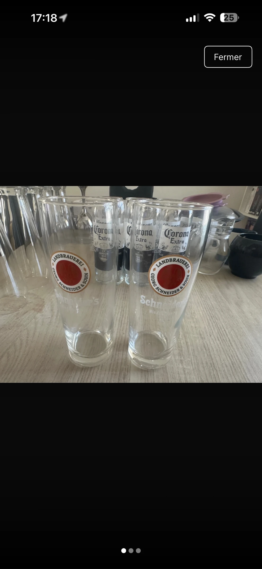 Lot de 8 verres à bière  – photo 3